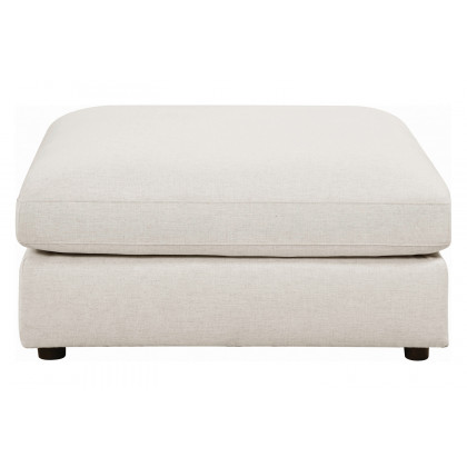 Coaster Serene Upholstered Rectangular Ottoman - Beige