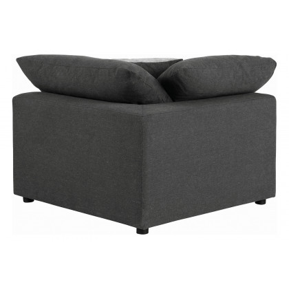 Coaster Serene Upholstered Corner - Charcoal