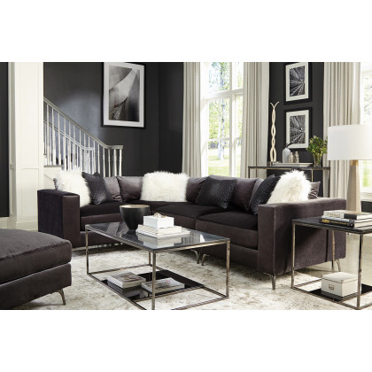 Coaster - Schwartzman Modular Ottoman in Charcoal
