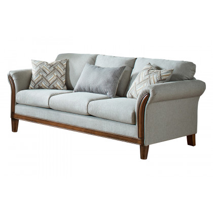 Coaster - Roxanne Upholstered Flared Arm Sofa in Platinum