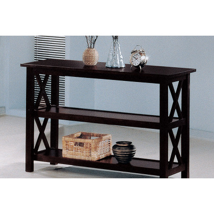 Coaster - Sofa Table With 2-Shelf in Deep Merlot