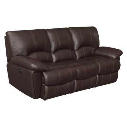 Coaster - Clifford Pillow Top Arm Motion Sofa in Chocolate