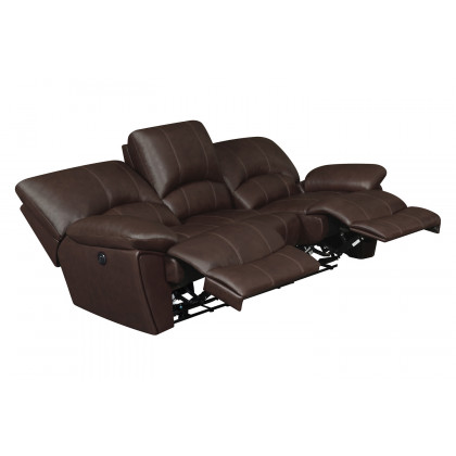 Coaster - Clifford Pillow Top Arm Motion Sofa in Chocolate