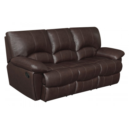 Coaster - Clifford Pillow Top Arm Motion Sofa in Chocolate