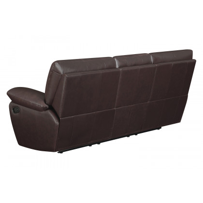 Coaster - Clifford Pillow Top Arm Motion Sofa in Chocolate