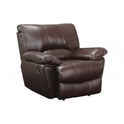 Coaster Clifford Upholstered Pillow Top Arm Living Room Set with Recliner - Chocolate Brown