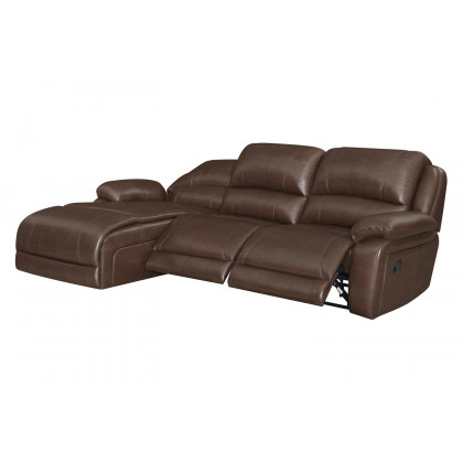 Coaster - Mackenzie 3-Piece Upholstered Tufted Motion Sectional with Armless Chair
