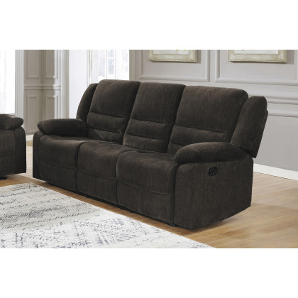Coaster - Gordon Pillow Top Arm Motion Sofa in Chocolate