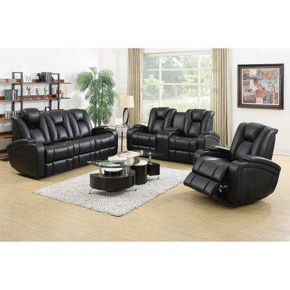 Coaster - Delange Upholstered Tufted Living Room Set