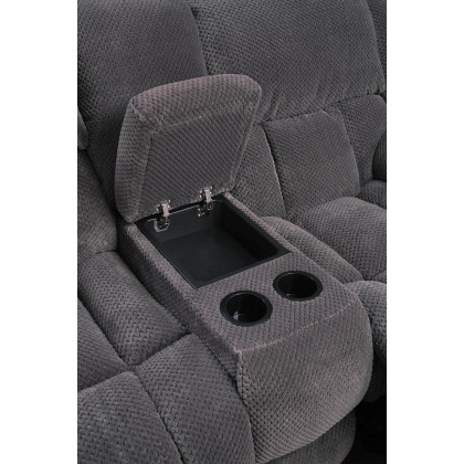 Coaster Weissman Pillow Top Arm Motion Sofa - Charcoal
