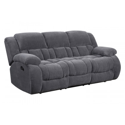 Coaster Weissman Pillow Top Arm Motion Sofa - Charcoal