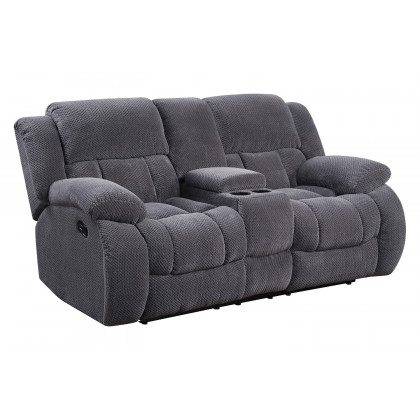 Coaster Weissman Pillow Top Arm Motion Sofa - Charcoal