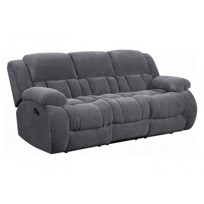 Coaster Weissman Pillow Top Arm Motion Sofa - Charcoal