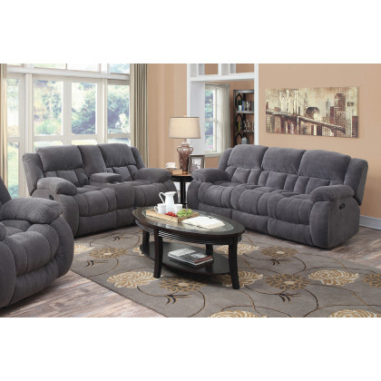 Coaster Weissman Pillow Top Arm Motion Sofa - Charcoal