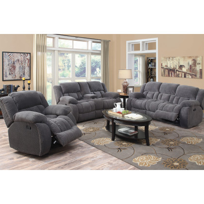 Coaster Weissman Pillow Top Arm Motion Sofa - Charcoal