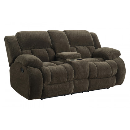 Coaster Weissman Pillow Top Arm Motion Sofa - Chocolate