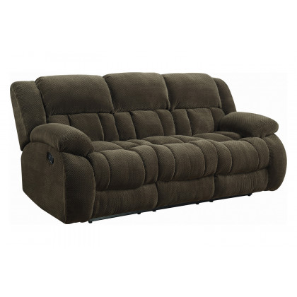 Coaster Weissman Pillow Top Arm Motion Sofa - Chocolate