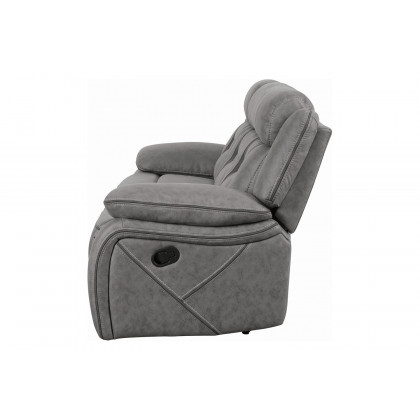 Coaster Higgins Pillow Top Arm Upholstered Motion Sofa - Gray