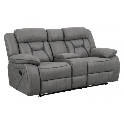 Coaster Higgins Upholstered Tufted Living Room Set - Gray