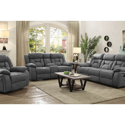 Coaster - Higgins Upholstered Tufted Living Room Set