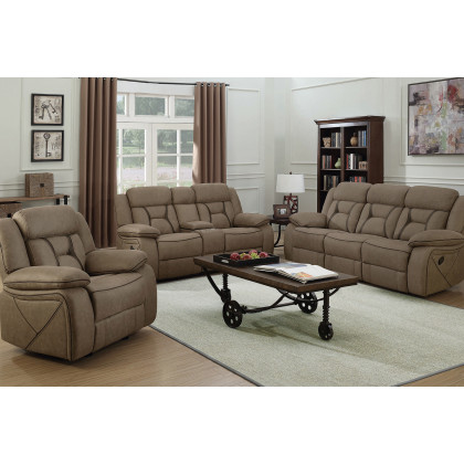 Coaster - Higgins Upholstered Tufted Living Room Set