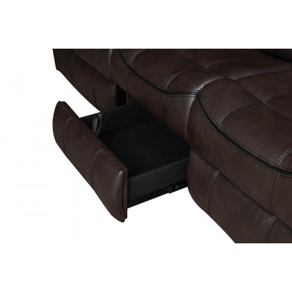 Coaster Sawyer Pillow Top Arm Motion Sofa - Cocoa