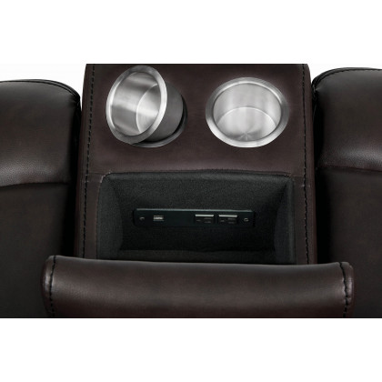 Coaster Sawyer Pillow Top Arm Motion Sofa - Cocoa