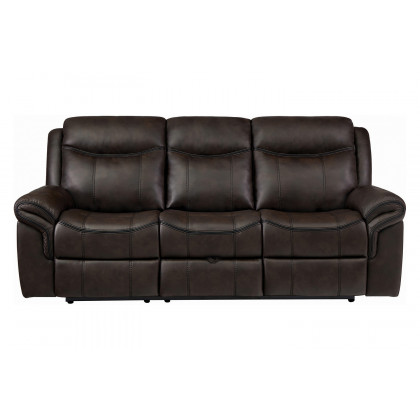 Coaster Sawyer Pillow Top Arm Motion Sofa - Cocoa