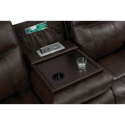 Coaster Sawyer Pillow Top Arm Motion Sofa - Cocoa