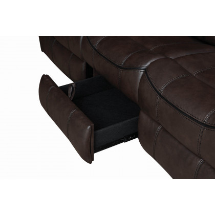 Coaster Sawyer Pillow Top Arm Motion Sofa - Cocoa