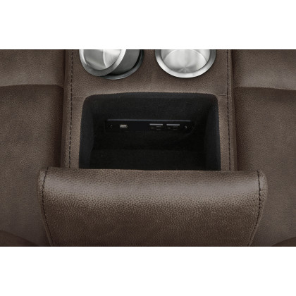 Coaster Sawyer Pillow Top Arm Motion Sofa - Macchiato