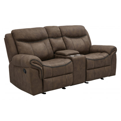 Coaster Sawyer Pillow Top Arm Motion Sofa - Macchiato