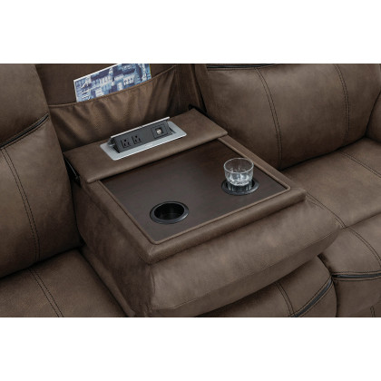 Coaster Sawyer Pillow Top Arm Motion Sofa - Macchiato