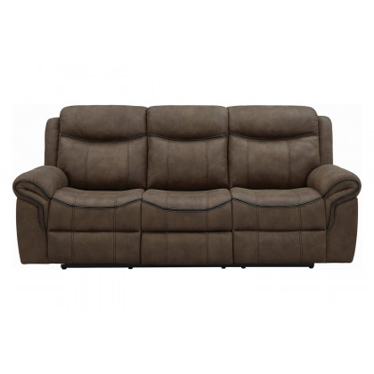 Coaster Sawyer Pillow Top Arm Motion Sofa - Macchiato