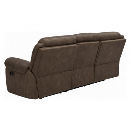 Coaster Sawyer Pillow Top Arm Motion Sofa - Macchiato