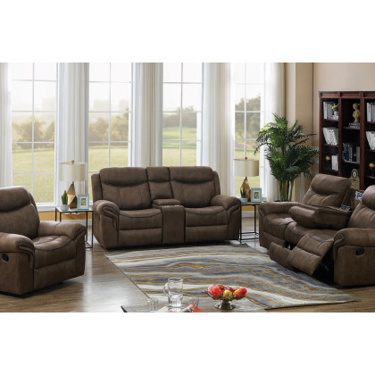 Coaster Sawyer Pillow Top Arm Motion Sofa - Macchiato