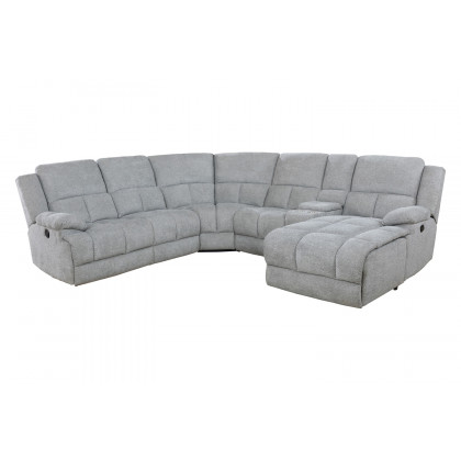 Coaster - Belize 6-Piece Pillow Top Arm Motion Sectional