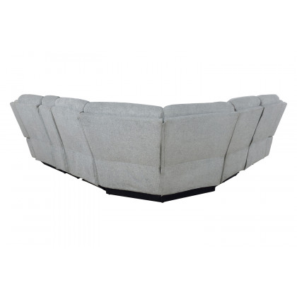 Coaster Belize 6-Piece Pillow Top Arm Motion Sectional - Gray