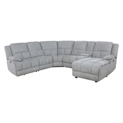 Coaster - Belize 6-Piece Pillow Top Arm Motion Sectional