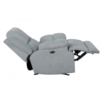 Coaster Waterbury Upholstered Power Glider Recliner - Gray