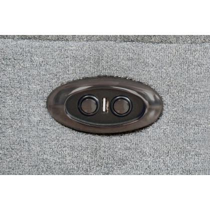 Coaster Waterbury Upholstered Power Glider Recliner - Gray