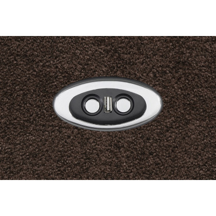 Coaster Belize 6-Piece Pillow Top Arm Power Sectional - Brown