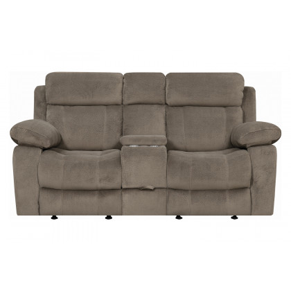 Coaster - Myleene Glider Loveseat with Console