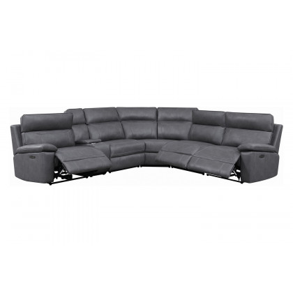 Coaster Albany 6-Piece Power Sectional - Gray