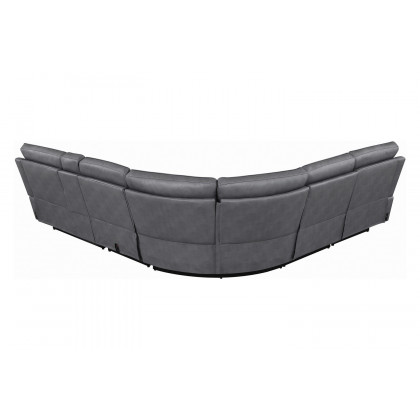 Coaster Albany 6-Piece Power Sectional - Gray