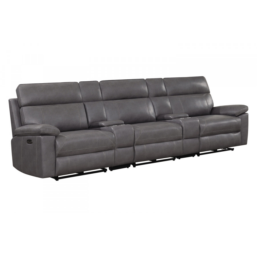 Coaster - Albany Upholstered Power Reclining Seat And Power Headrest Home Theater
