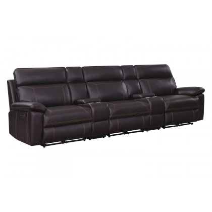 Coaster - Albany Upholstered Power Reclining Seat And Power Headrest Home Theater