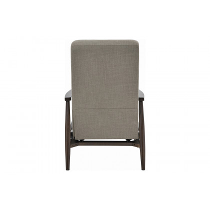 Coaster Upholstered Push-Back Recliner - Cream