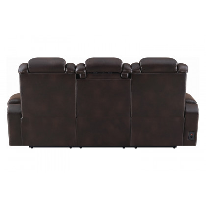 Coaster Korbach Upholstered Power Sofa - Espresso