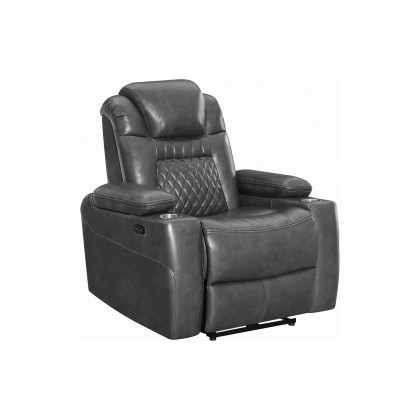 Coaster Korbach Upholstered Power Sofa - Charcoal